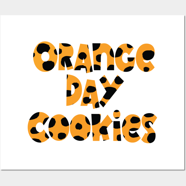 Orange day cookies Wall Art by ZaikyArt